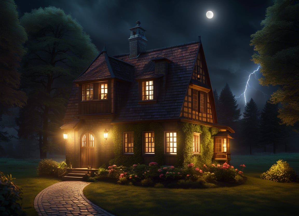 Dark days in the cottage