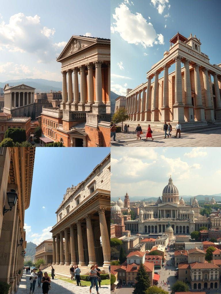 Roman Empire in Modern Metropolis