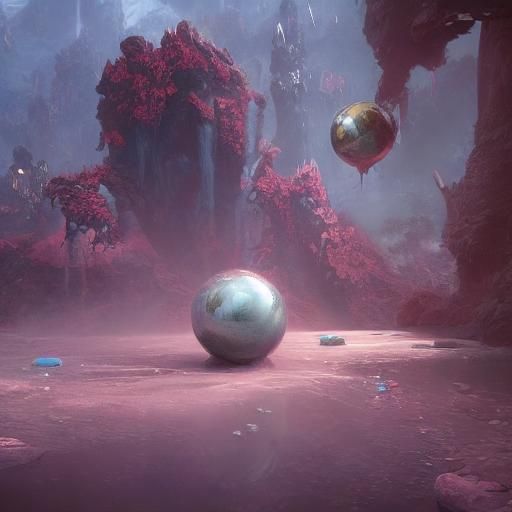 Fantastical Ball in Detailed Matte Painting