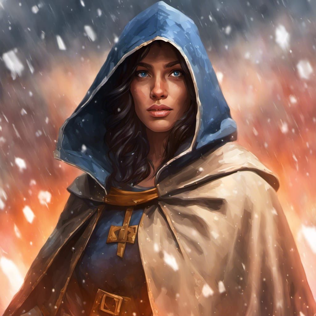 Medieval Woman Portrait, Hyperdetailed Fantasy Art