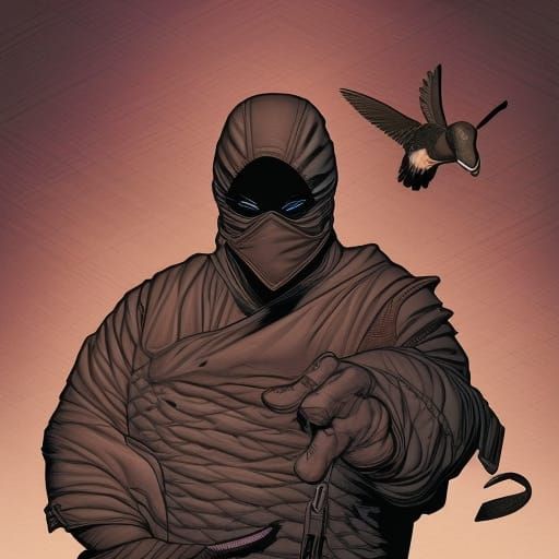 Goose Ninja Comic Book Art
