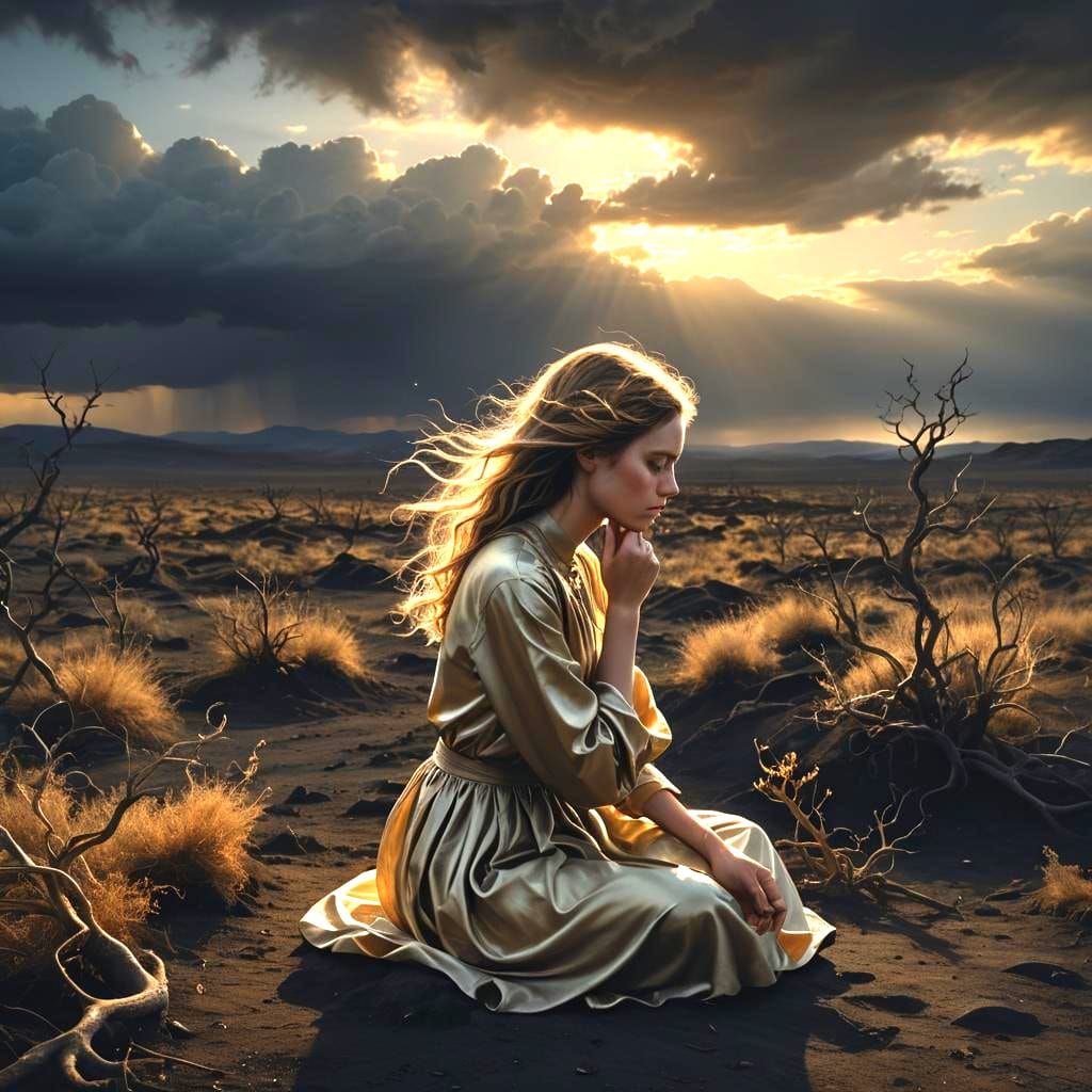 Woman's Inner Turmoil and a Glimmer of Hope