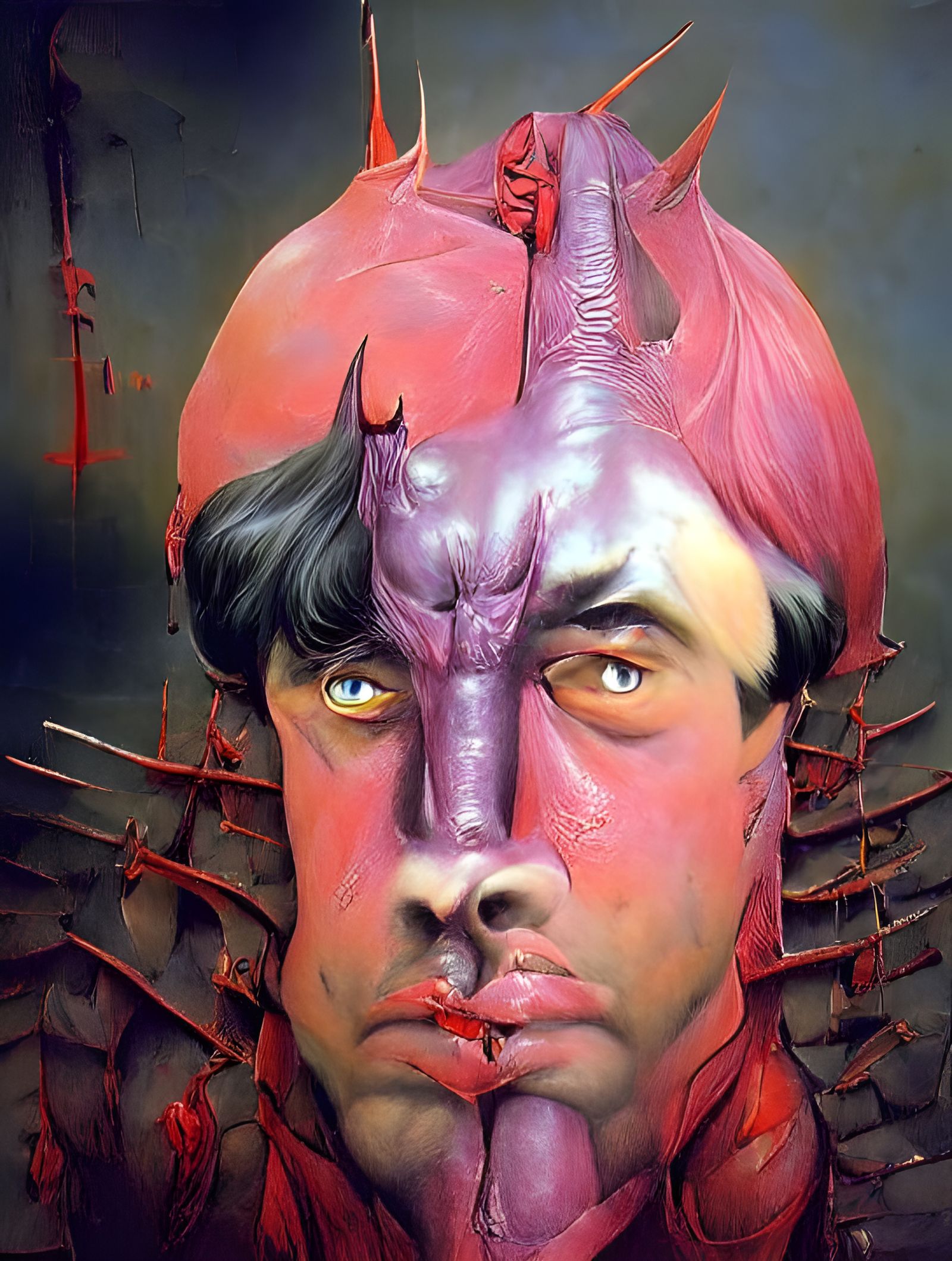 Handsome Devil Portrait in Wayne Barlowe Style