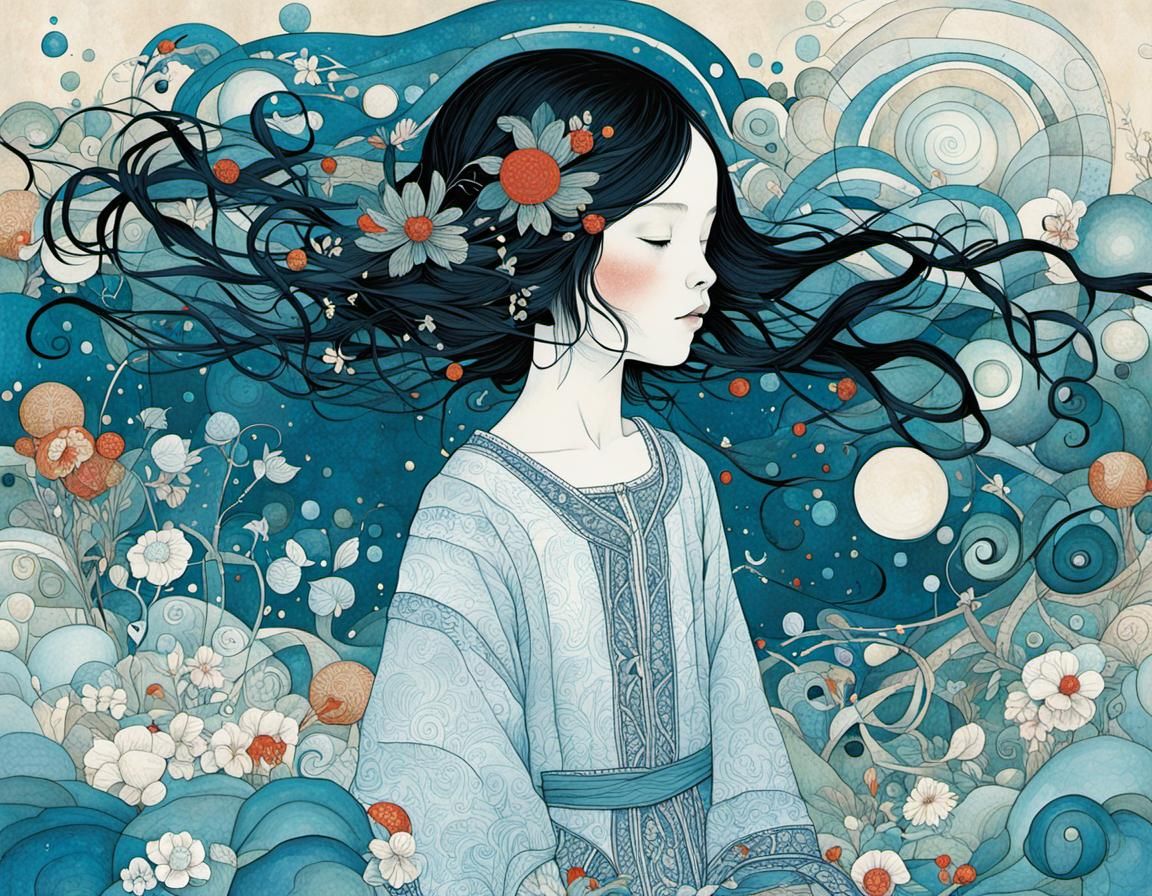 Dreamer Inspired by Burrington, Demizu and Beardsley