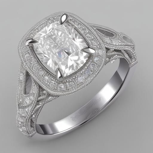Elegant Diamond Solitaire Engagement Ring
