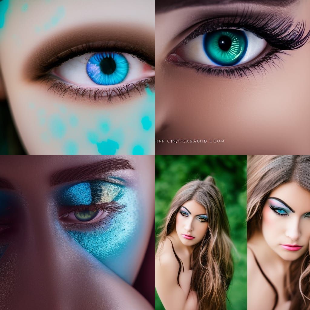 Mesmerizing Mermaid Eyes in Macro Photography
