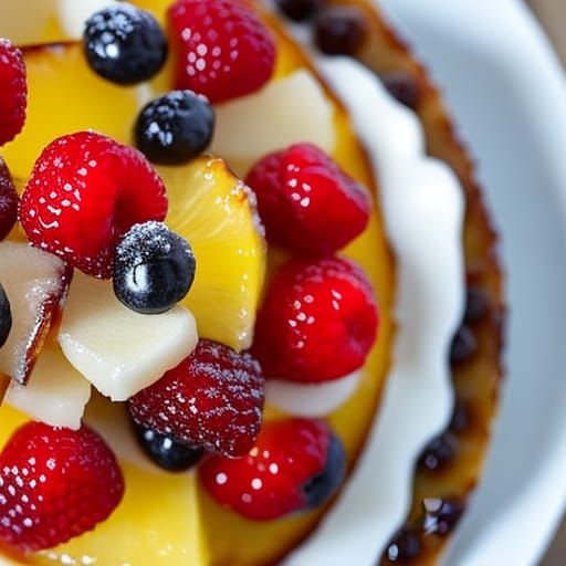 Delicious Pineapple Upside-Down Cake, Professional Photograp...