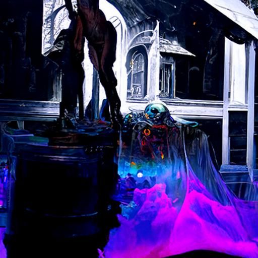 Cosmic Ghost Hunting in Surrealist Style