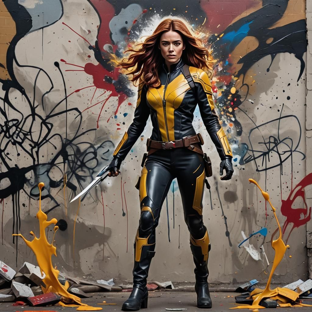Dark Phoenix Advances: Graffiti Art X-Men Film Scene
