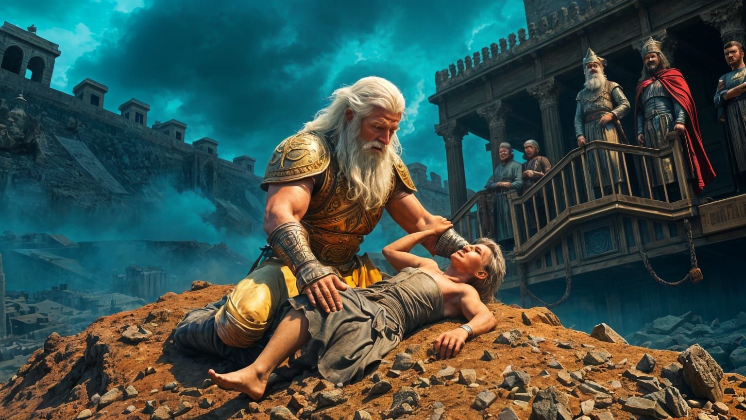 Ancient Jewish Warrior Lifts Beggar to Nobility in a Fantast...