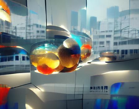 Colorful Aquarium Fish in Volumetric Lighting