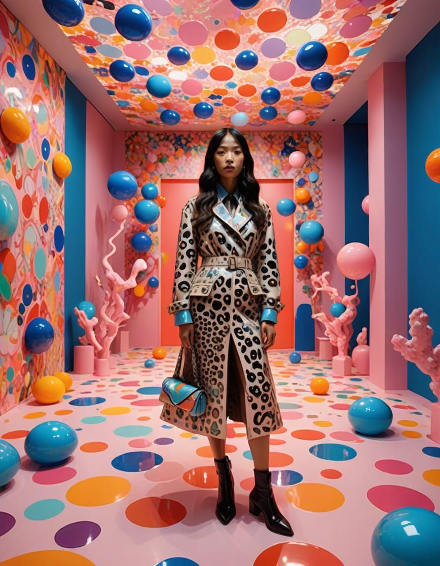 Surreal Y2K Fashion Editorial in Vaporwave Haze