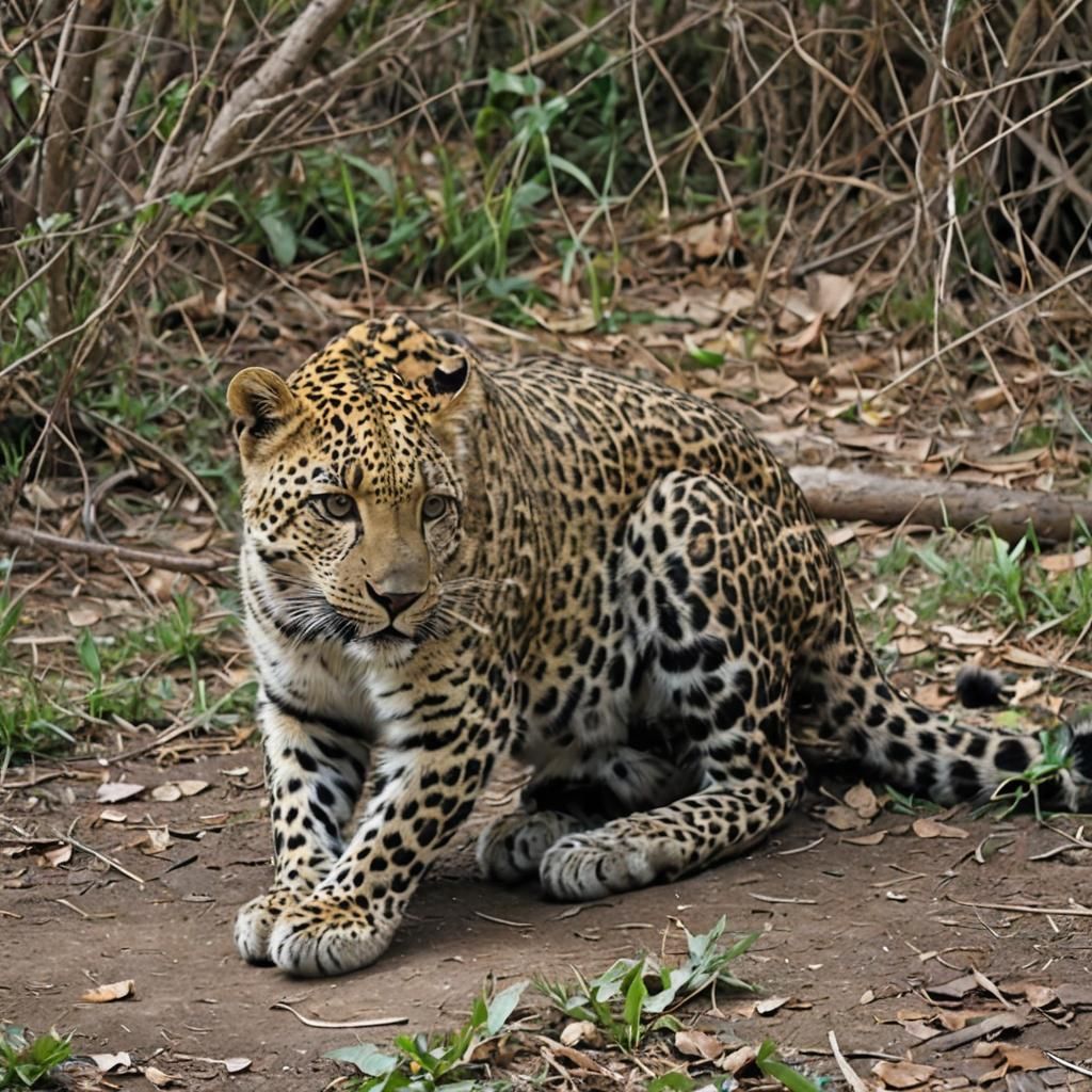 Leopard Image Generated by AI