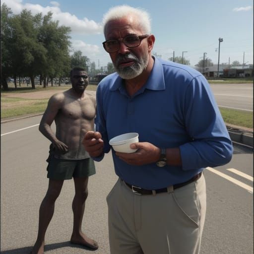 A Father's Mockery: Surreal Worldscape