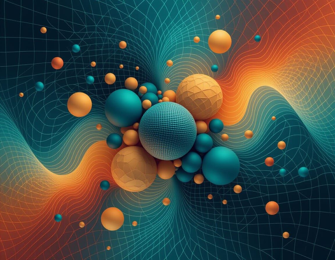 Surreal Spheres with Geometric Precision and Fluid Compositi...