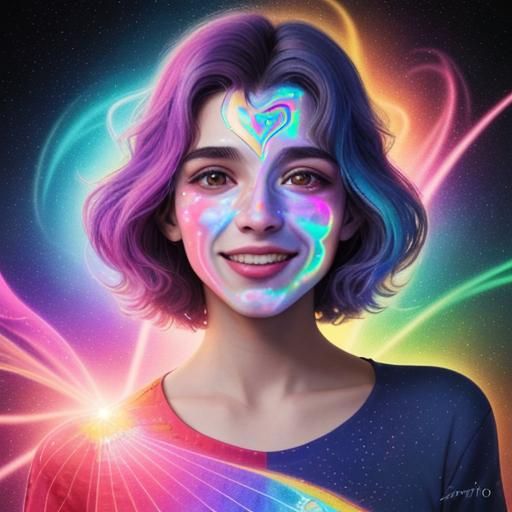 Youthful Revolution: Astral Cityscape by Pablo Amaringo