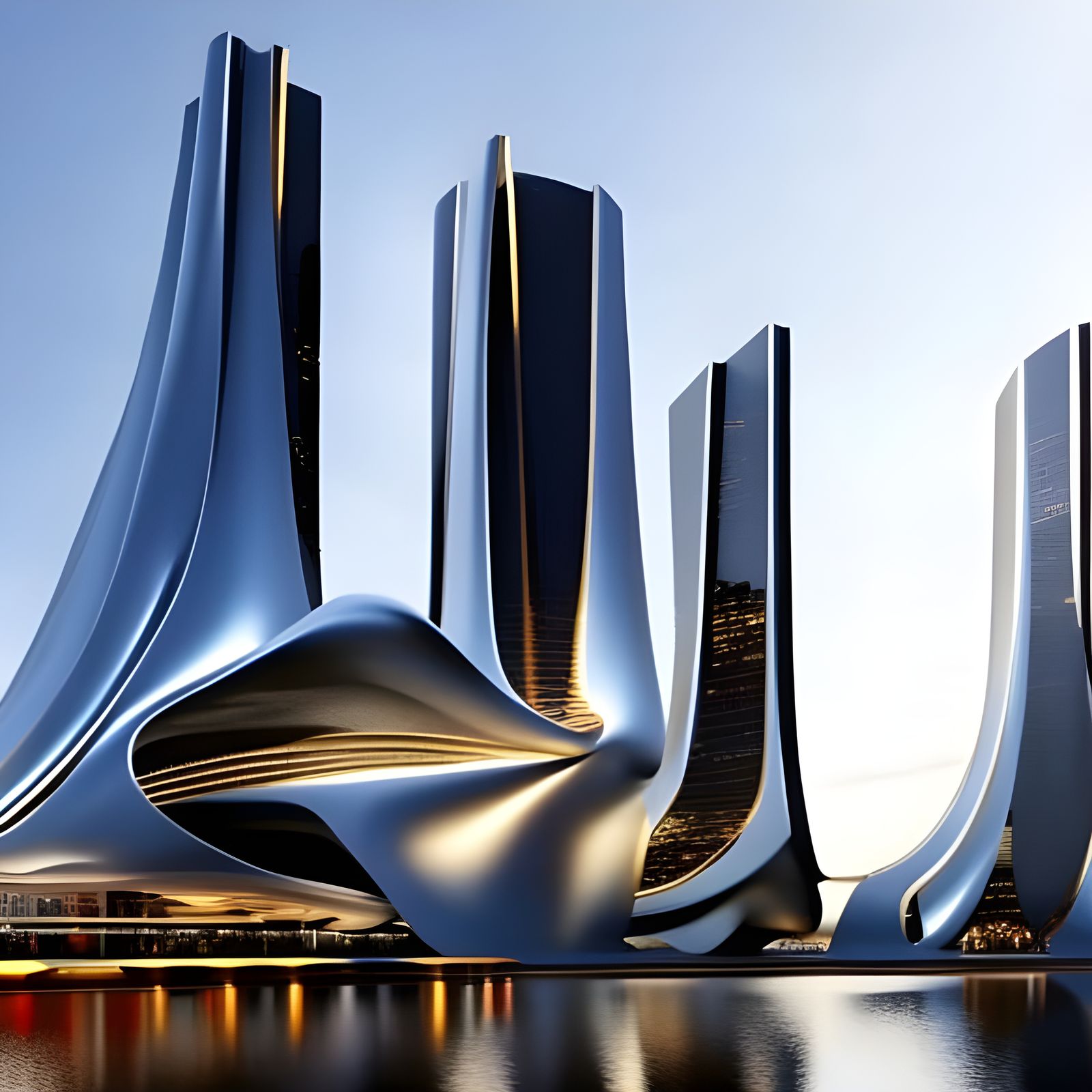 Monumental Architecture in Hyperreal Digital Art