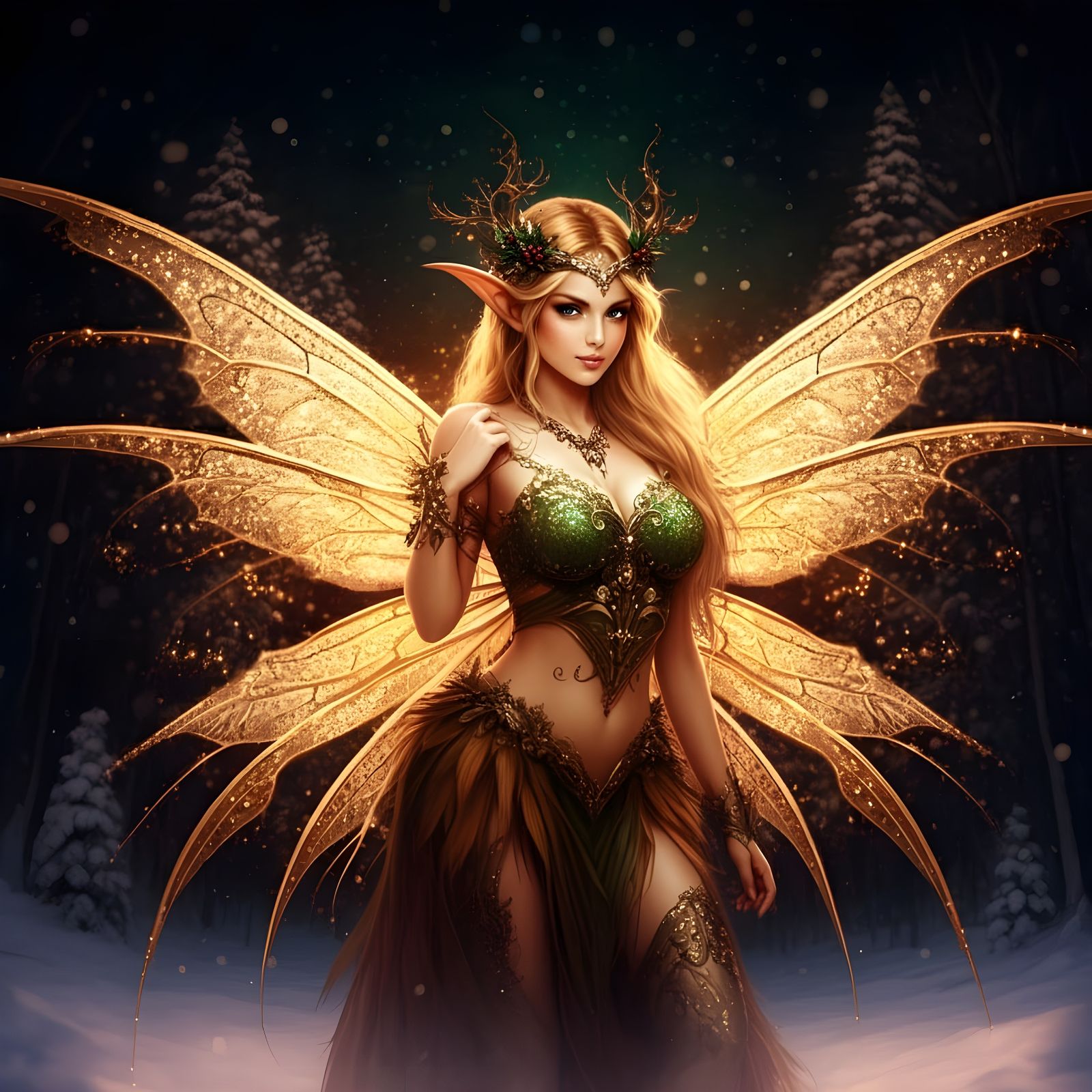 Winter Wonderland Fae Forest