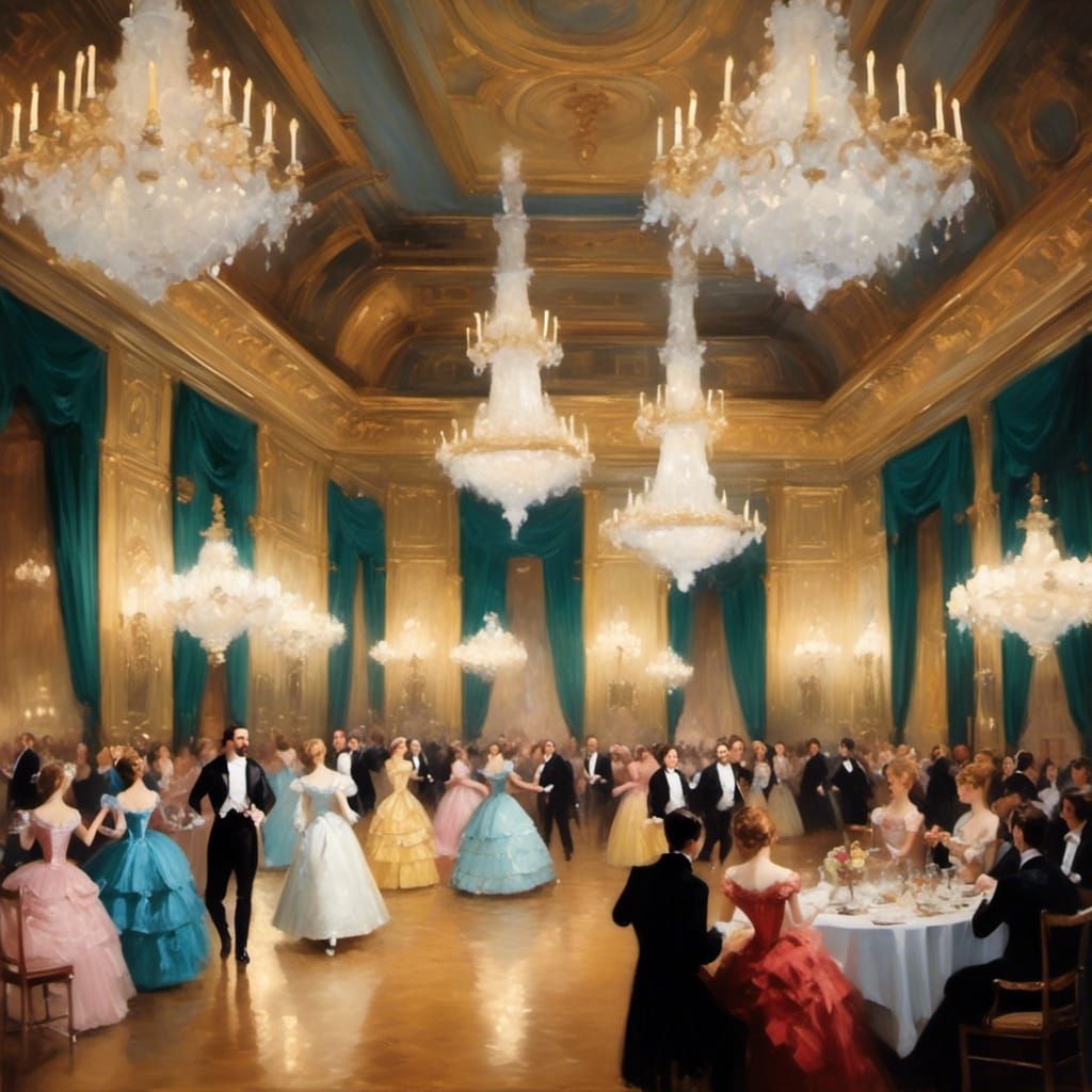 17th Century Debutante Ball: Swirling Dancers