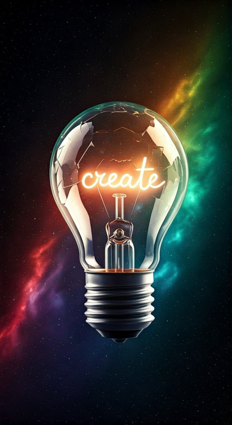 Shattered Bulb Reveals Galaxy of Creation