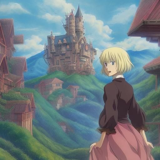 Howl's Moving Castle: Anime Key Visual