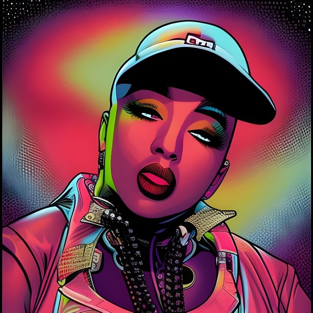 Missy Elliott as Comic Book Art
