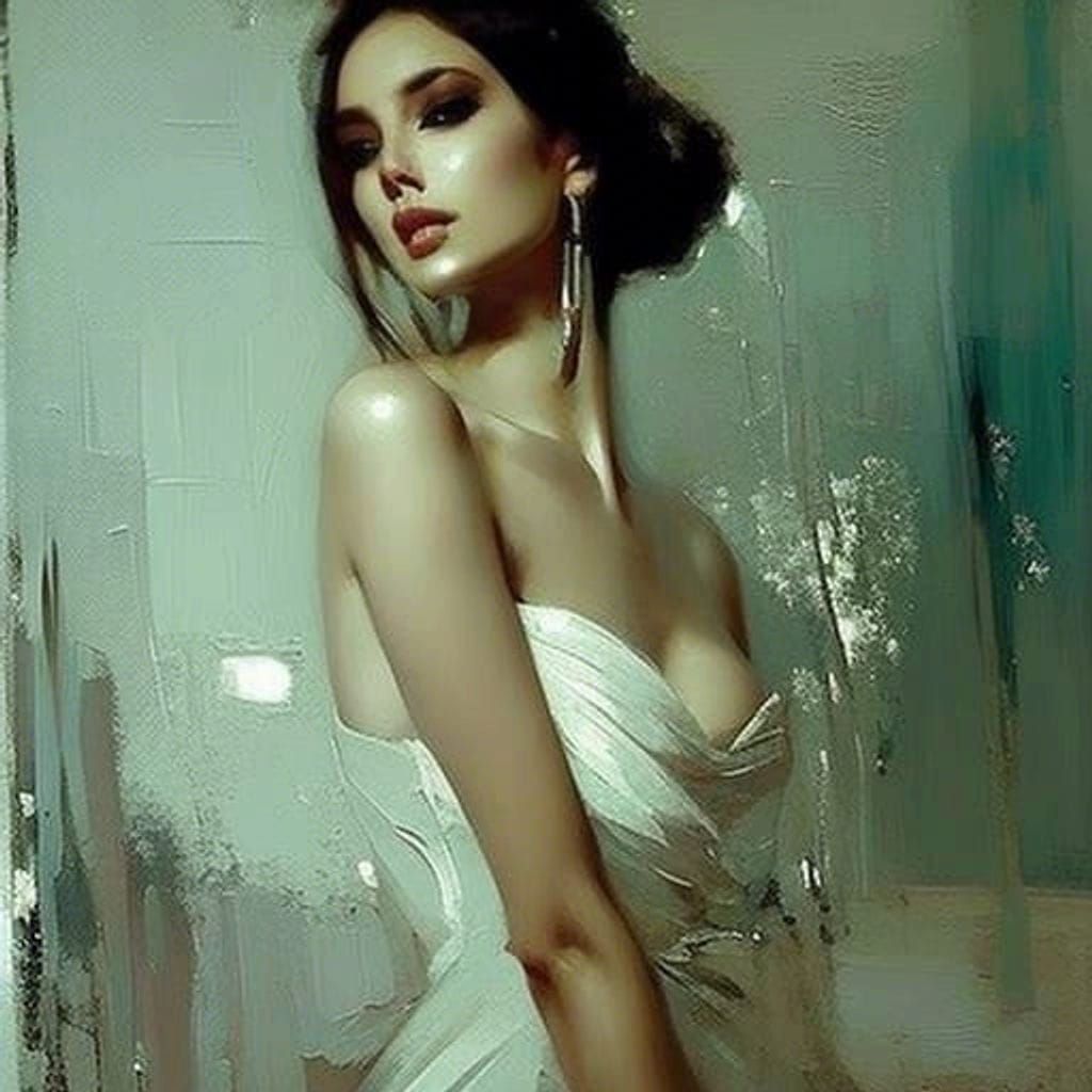 Abstract Dark Brown and Black Minimalist Design