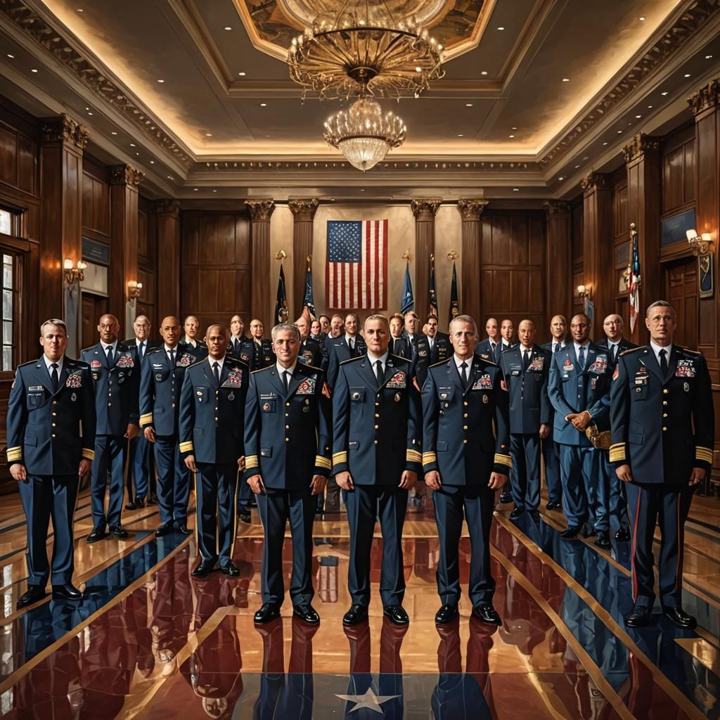 American Military Portrait: Unity and Pride