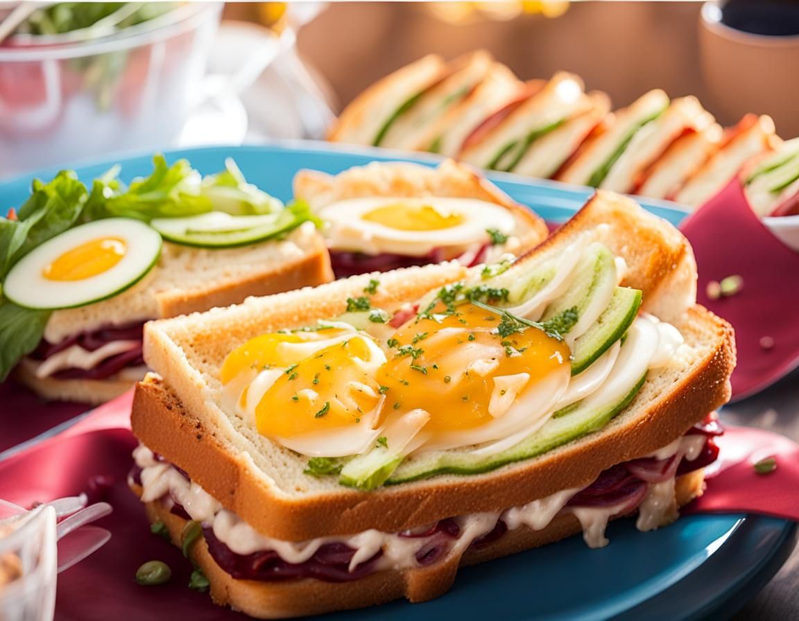 Classic Sandwich Still Life