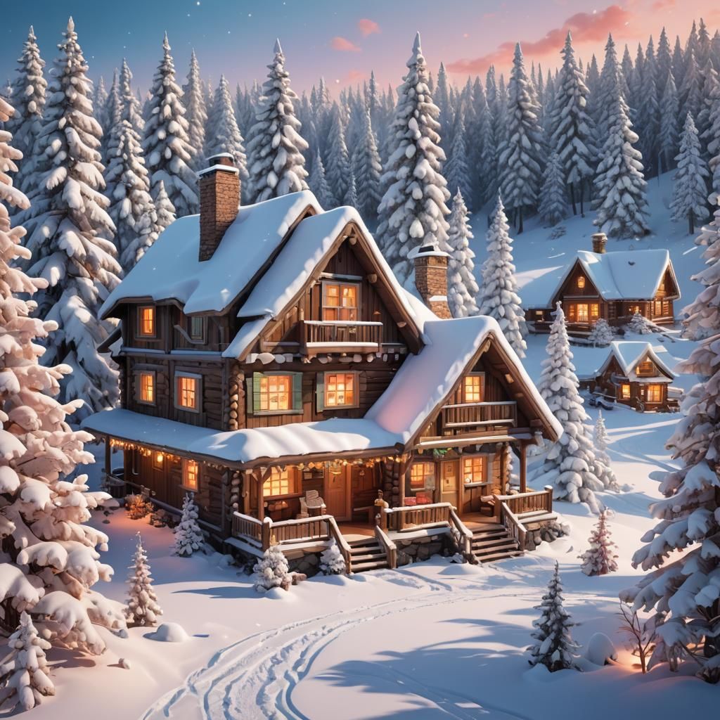 Cozy Winter Cabins 2