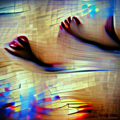 Abstract Expressionism with Vibrant Colors and Dynamic Shape...