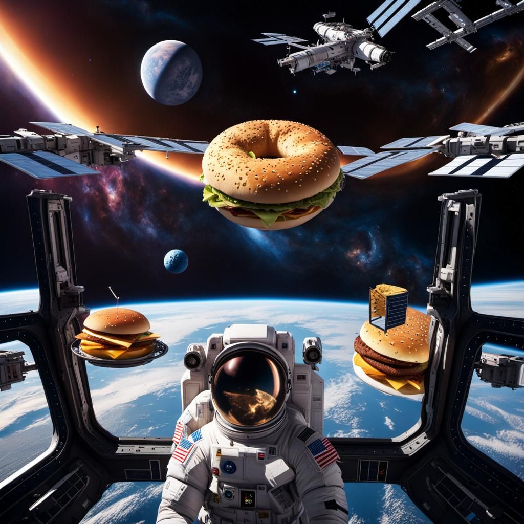 "Houston, we have a problem. We've been hit by space junk......