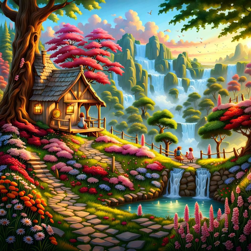 Growing up in a colourful world of beauty