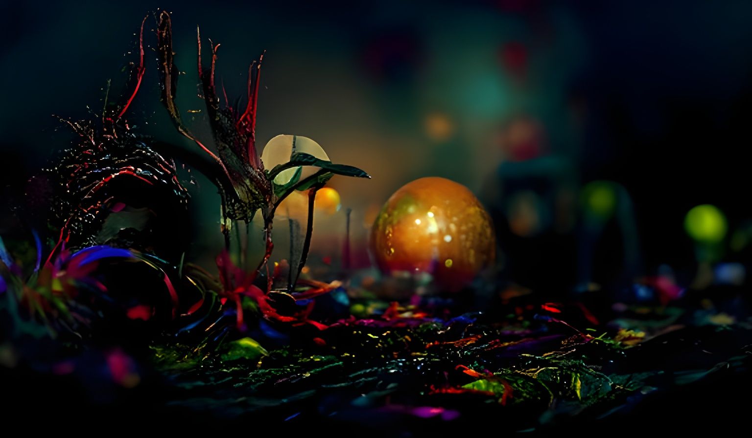 Gardens on Sonic Nine: Hyperreal Digital Art