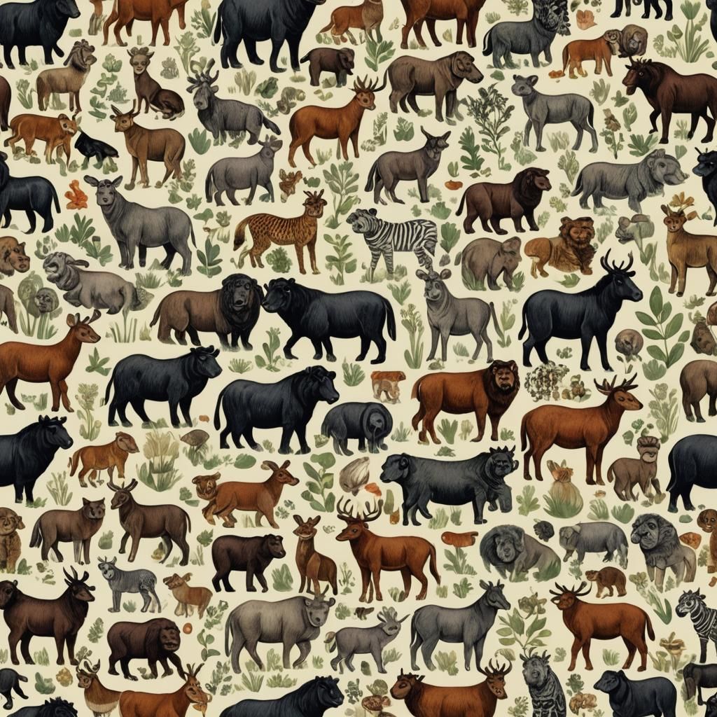 AI Generated Image of Animals