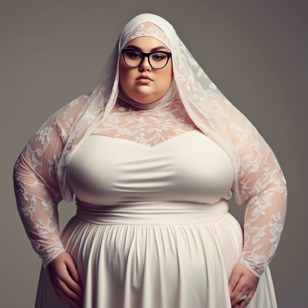 Hyperrealistic Close-Up of a Woman in Niqab