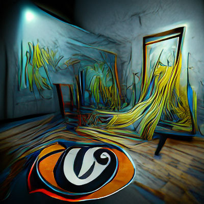 Abstract Shattered Mirrors Reflecting Landscapes