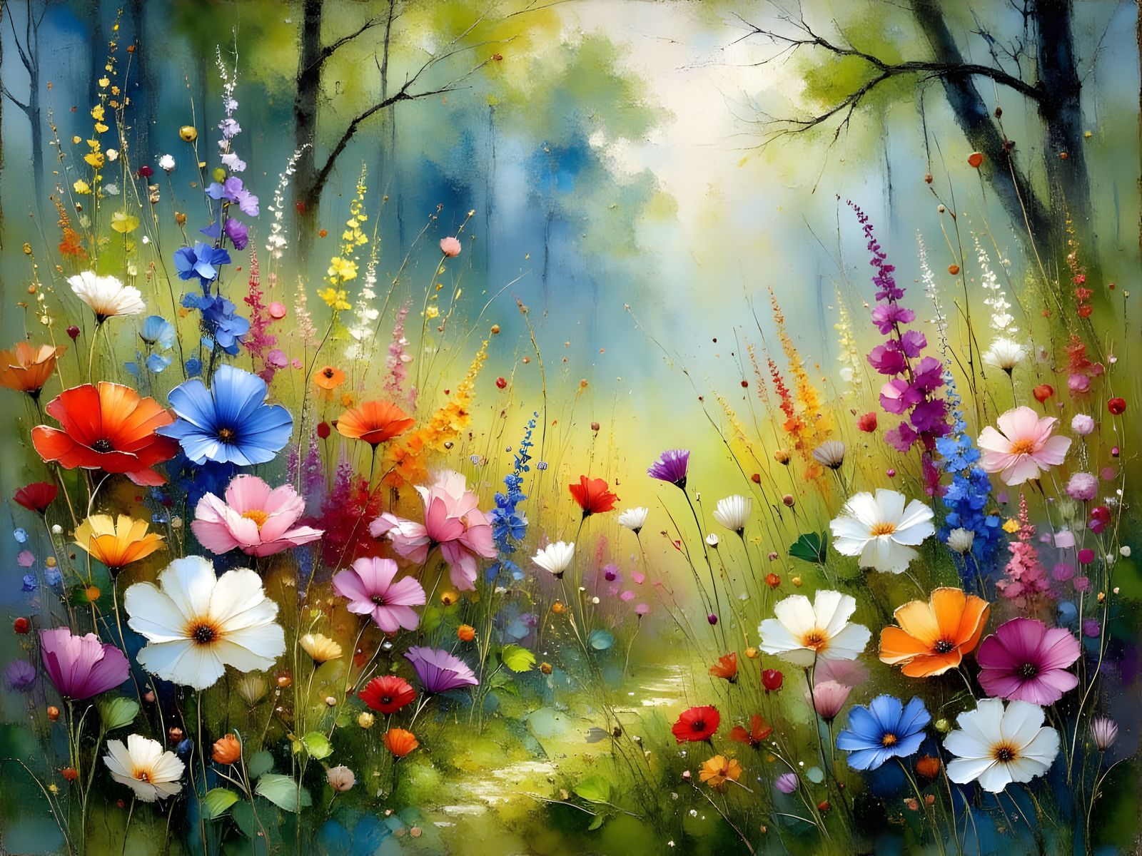 🥊floral landscape