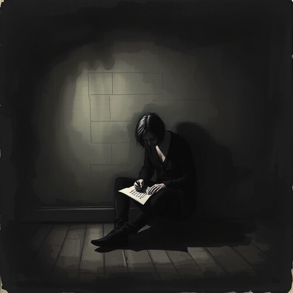 Whispers in the Shadows: A Contemplative Moment