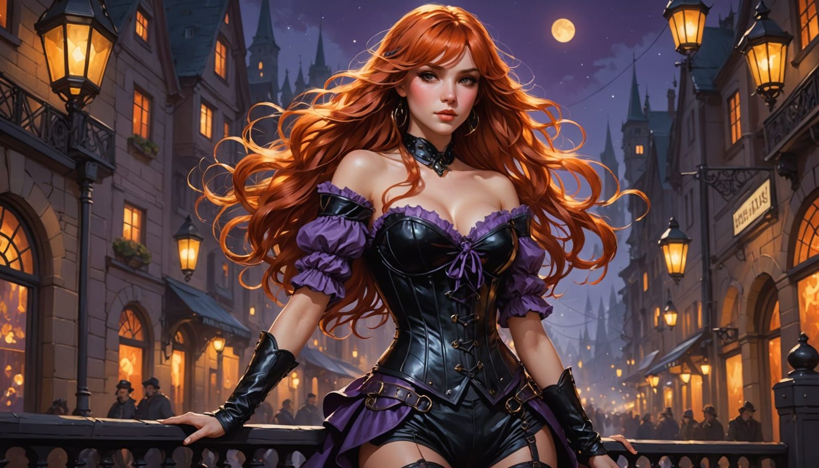 Daphne Blake Night Out, as 3D Rendered Art