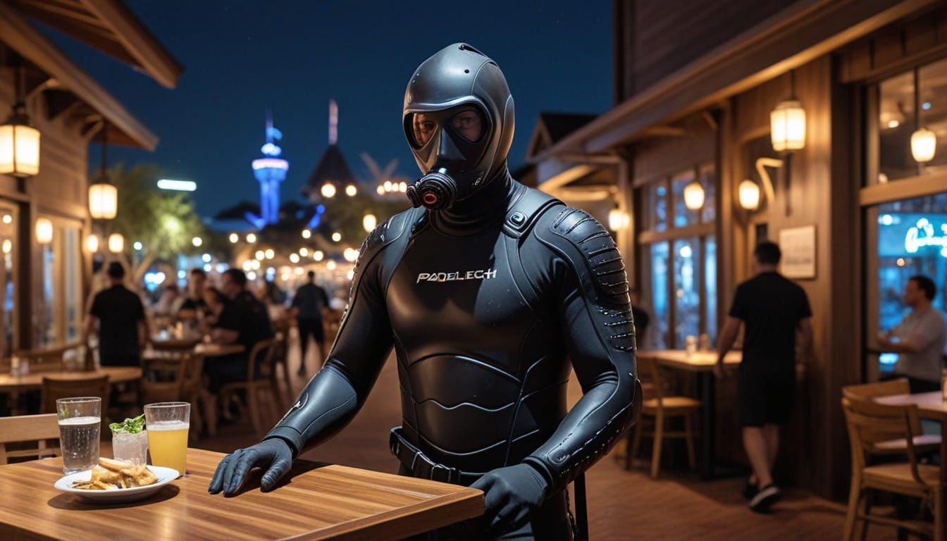 Man in Scuba Gear Robs Paddlefish Restaurant