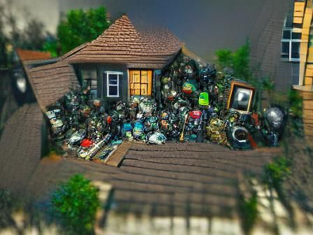 AI Interpretation of a Hoarder's House