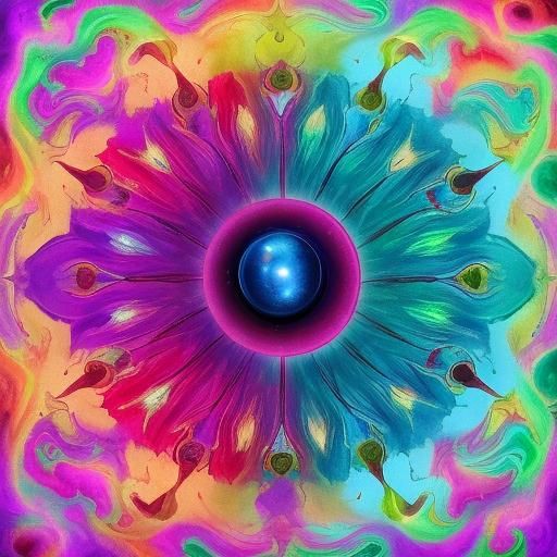 Dreamlike Figure in Surrealist Landscape Art