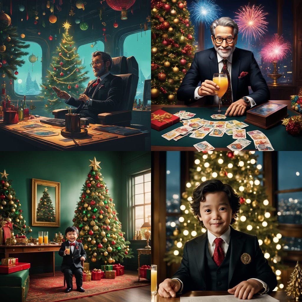 Charismatic Baby Boss Rings in New Year in Style