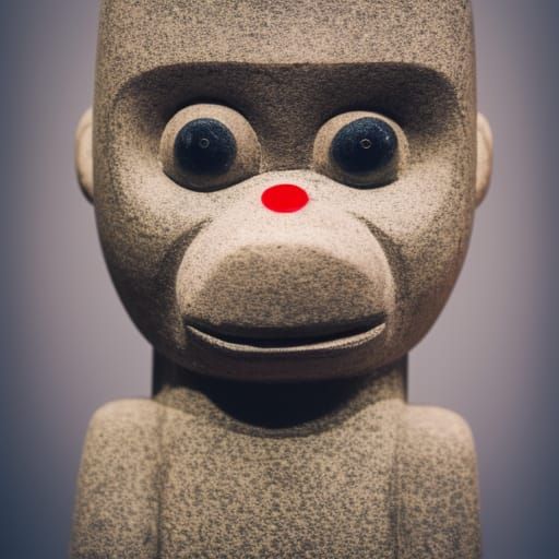 Sock Monkey Moai: Professional Photography