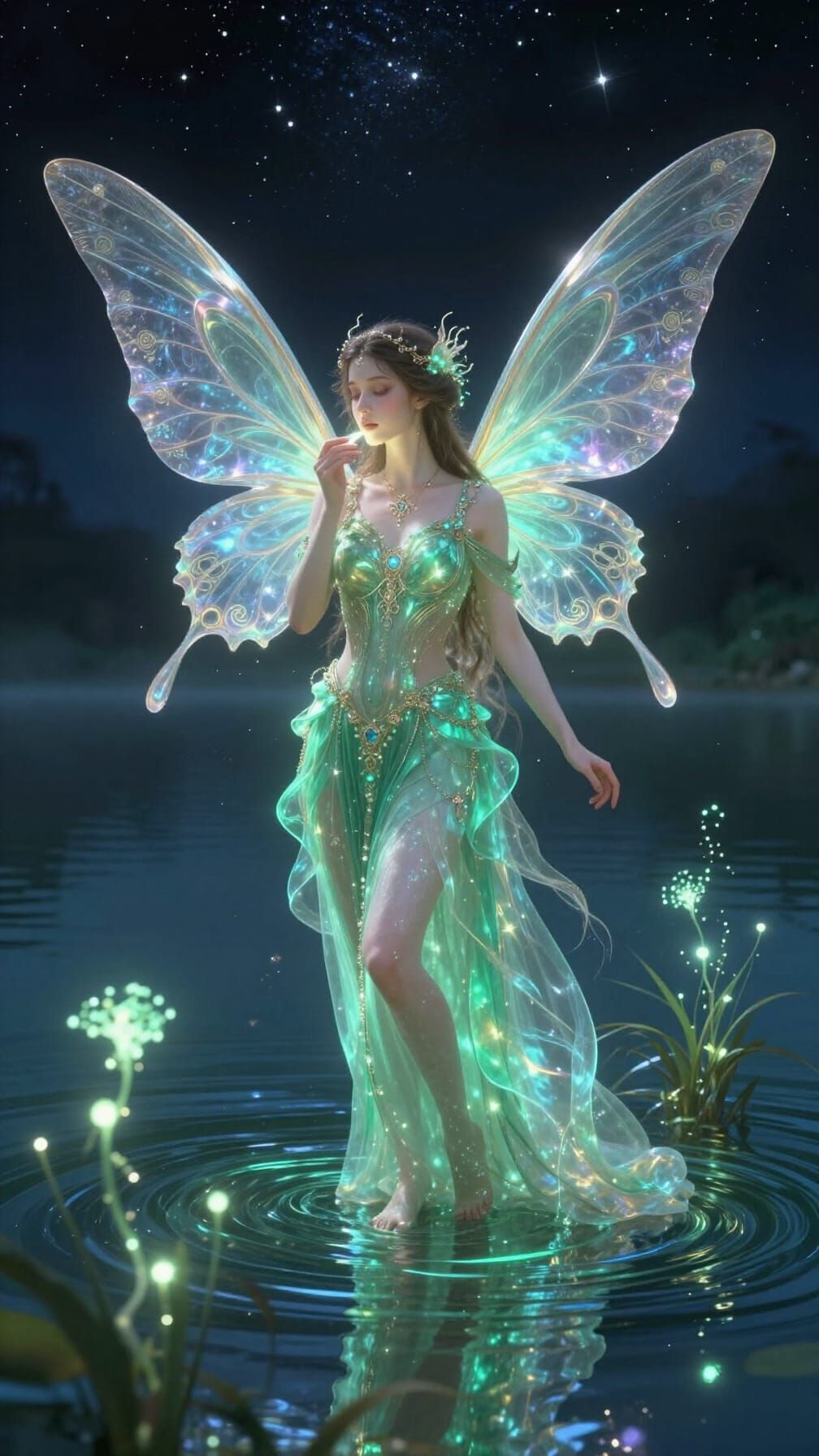 Mystical Celtic Fairy on Spirit Lake