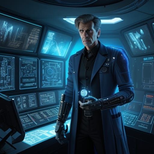 Doctor Who Concept Art: TARDIS Control Room Scene