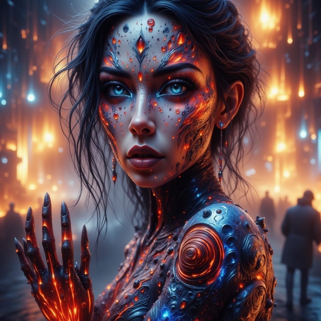 Ominous Abstract Reality in Burtonesque Style