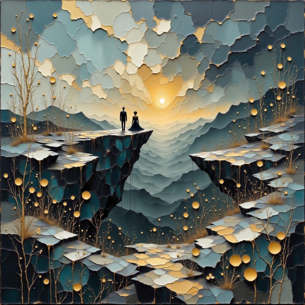 Abstract Architectural Beauty and Organized Chaos