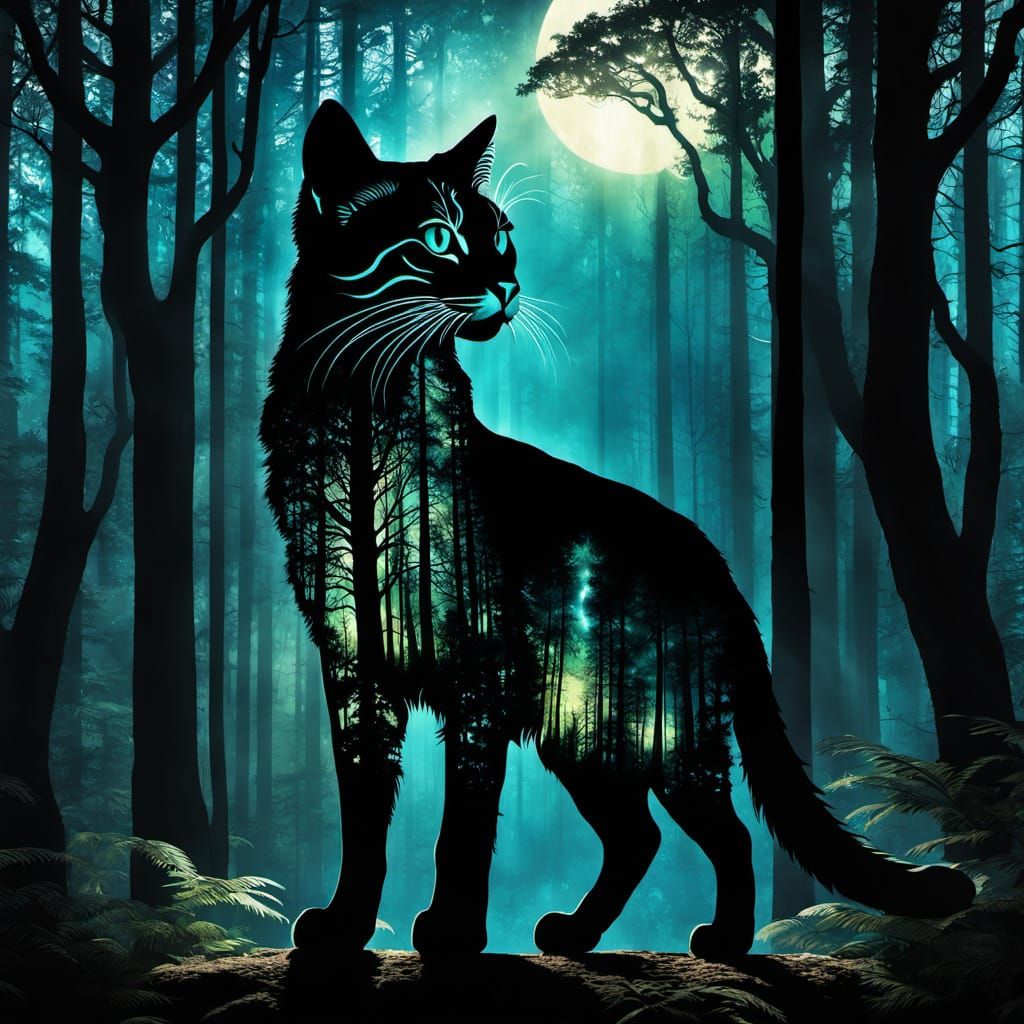 Double exposuret meow